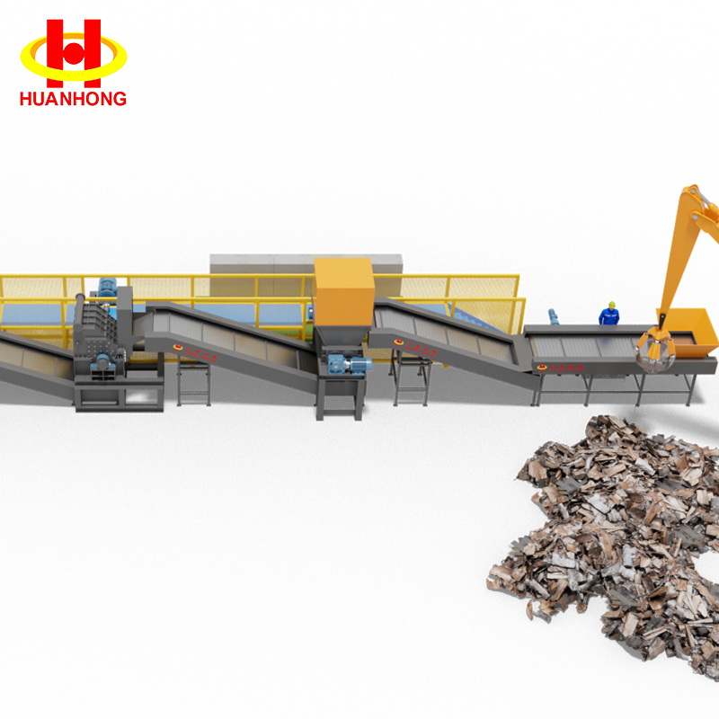 废金属撕碎压块机